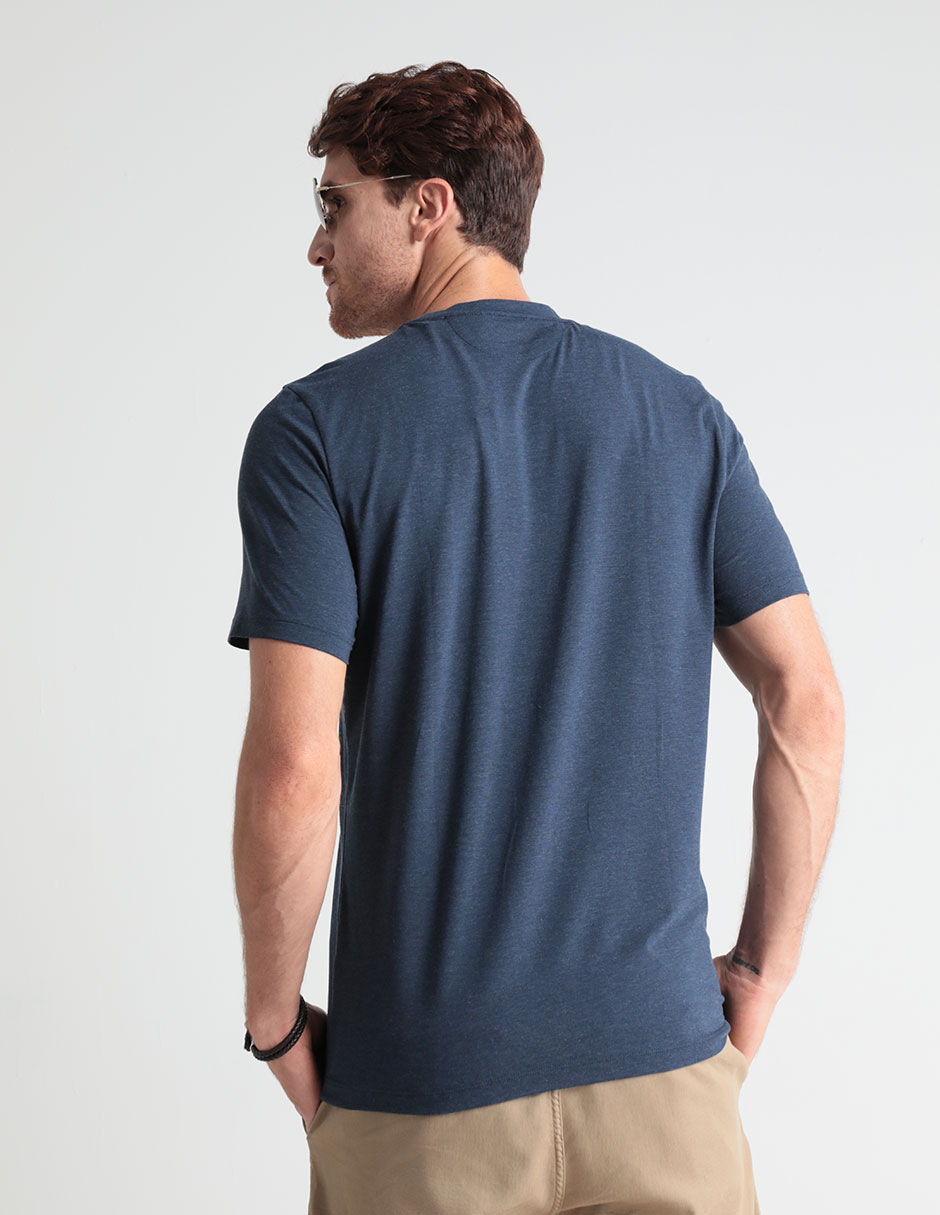 PLAYERA FAHERTY MKU241, L, AZUL MARINO