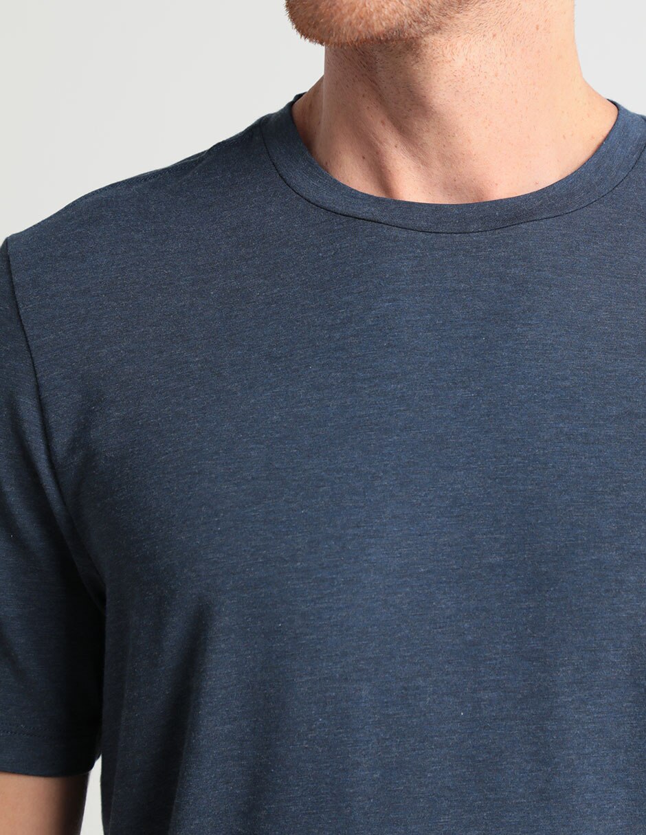 PLAYERA FAHERTY MKU241, L, AZUL MARINO