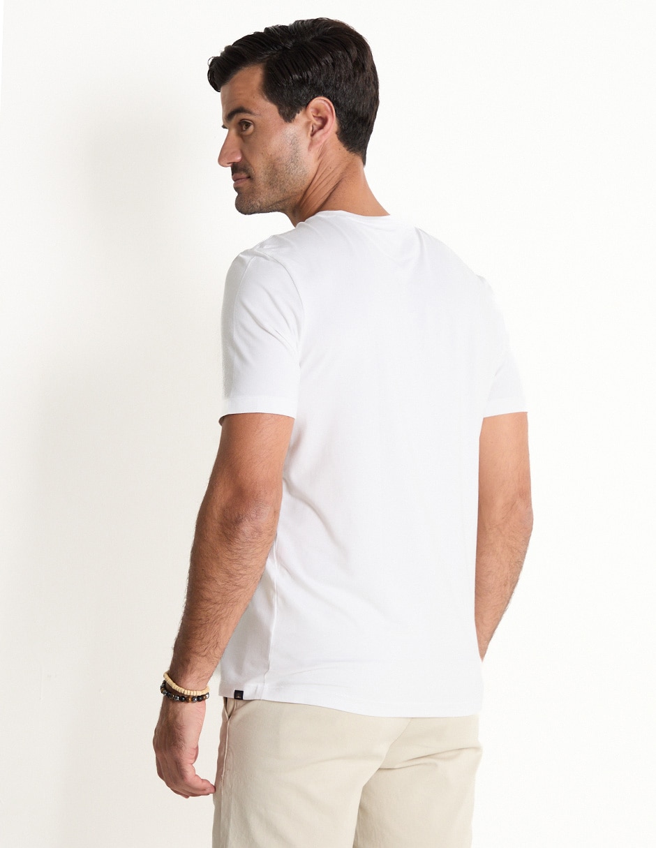 Playera cuello redondo para hombre 2
