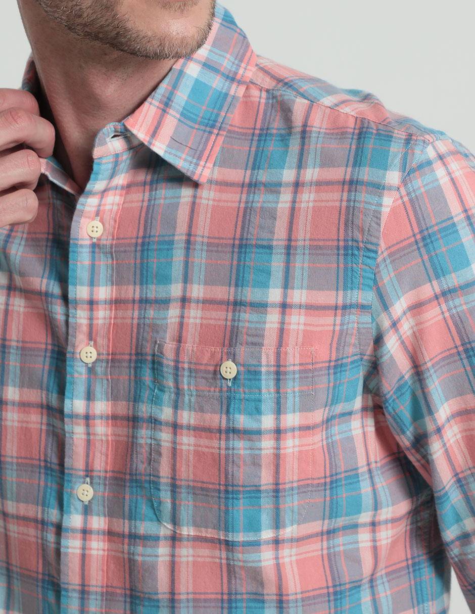 CAMISA FAHERTY MWU2410 REGULA, S, ROJO
