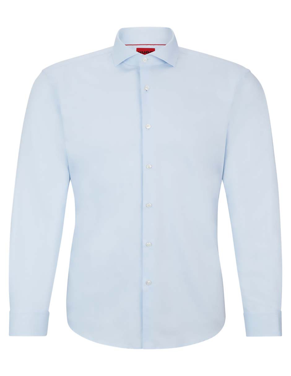 Camisa business casual de algodón manga larga para hombre 5