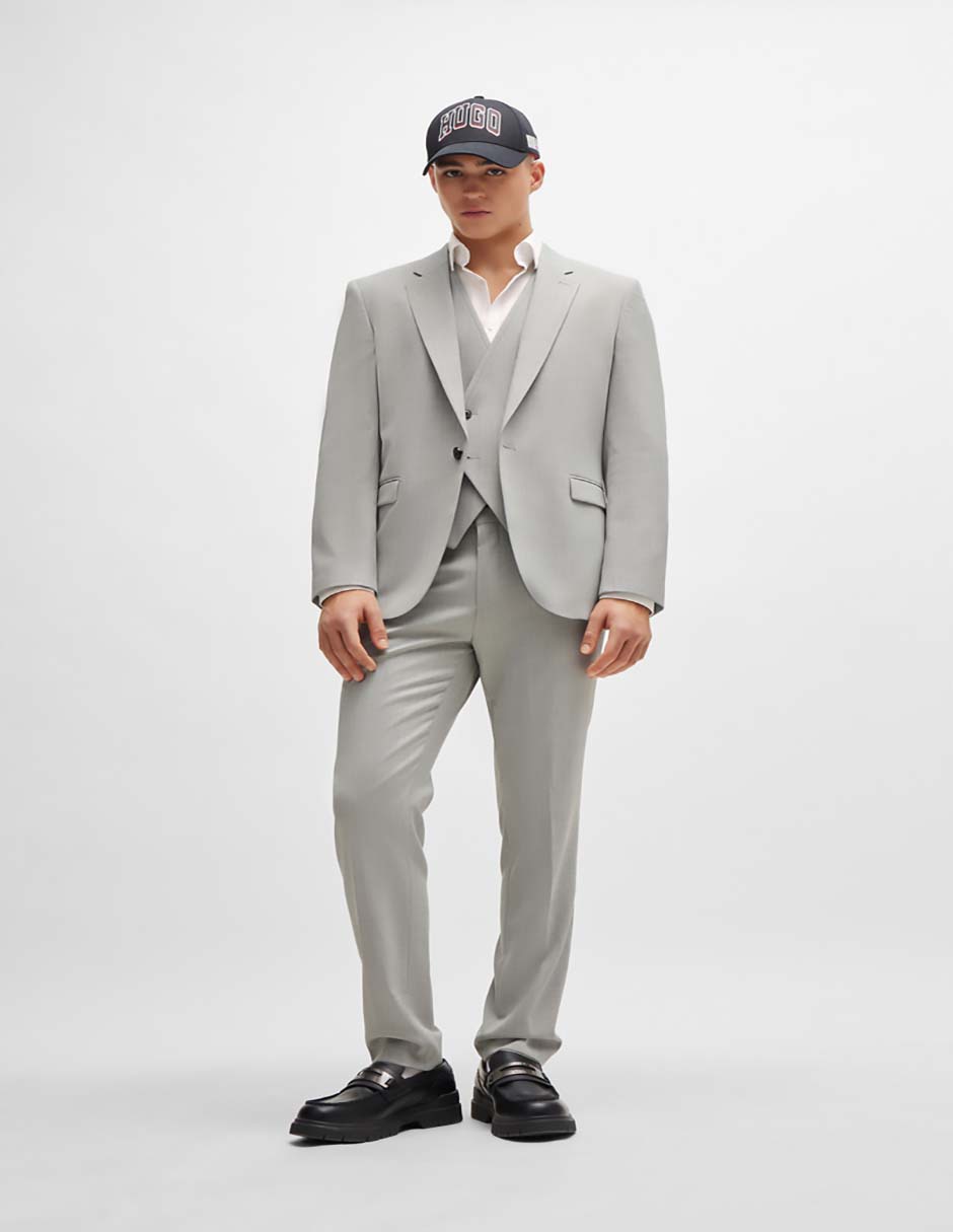 Camisa business casual de algodón manga larga para hombre 3