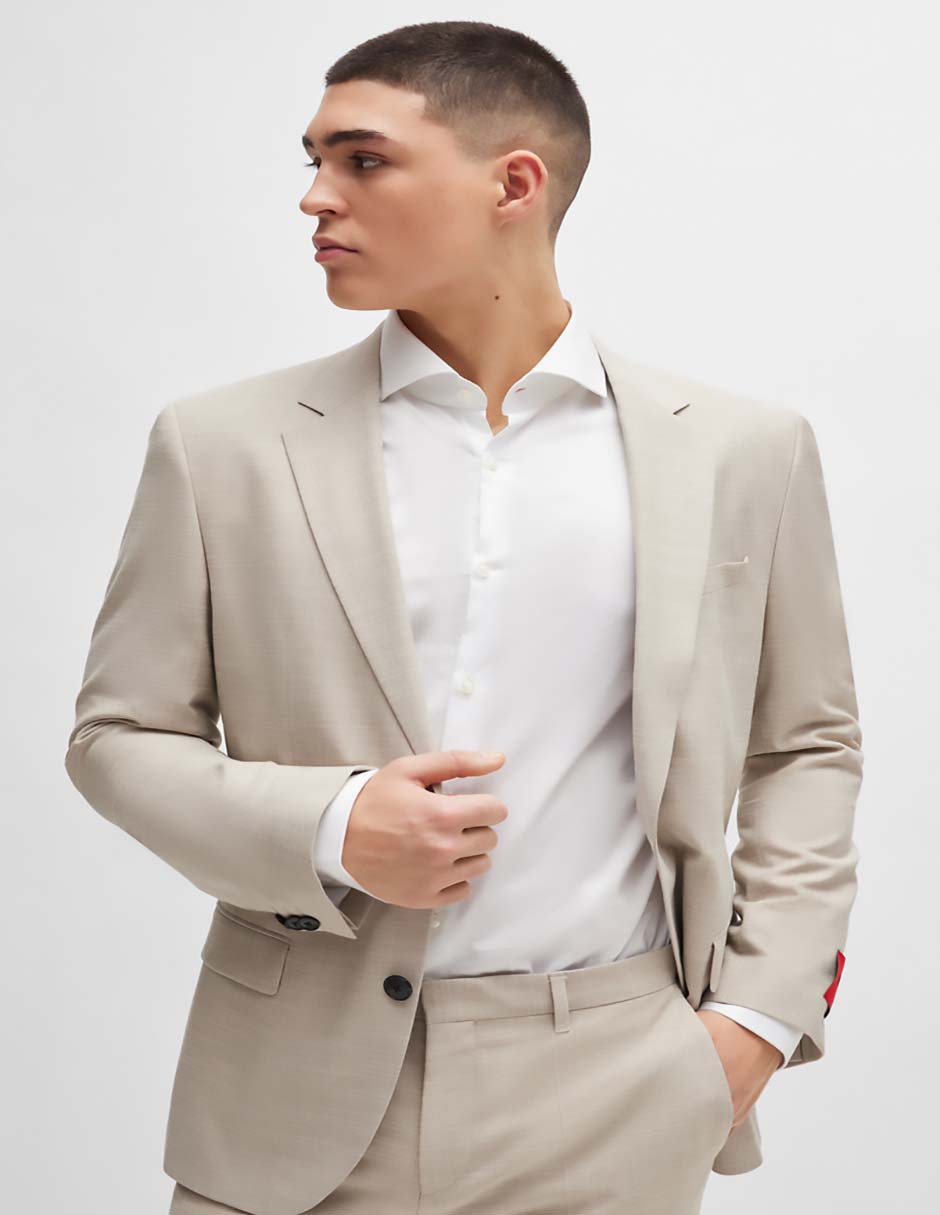 Camisa business casual de algodón manga larga para hombre 6