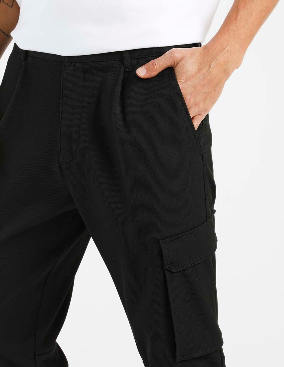 Pantalón recto de algodón para hombre 4