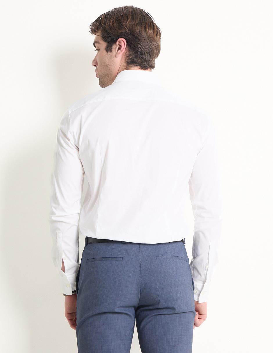 Camisa de vestir de algodón manga larga para hombre 2