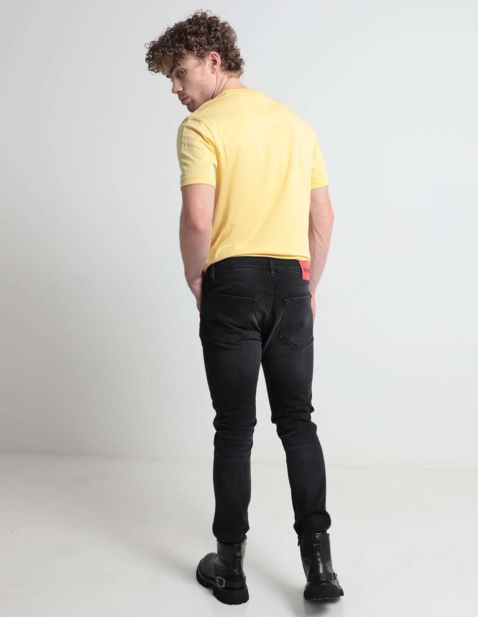 Jeans slim deslavado para hombre 2