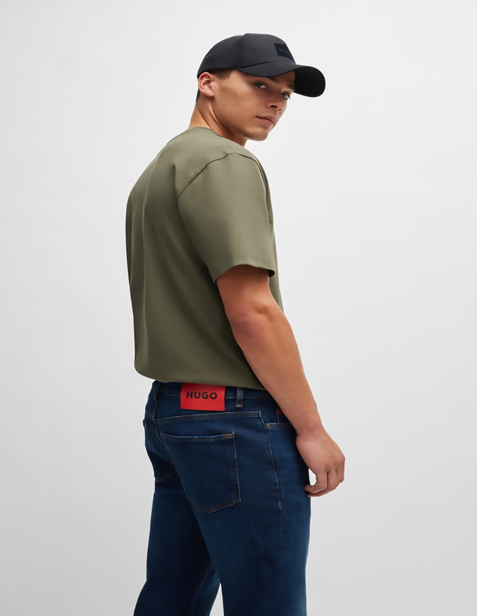 Jeans slim deslavado para hombre 2