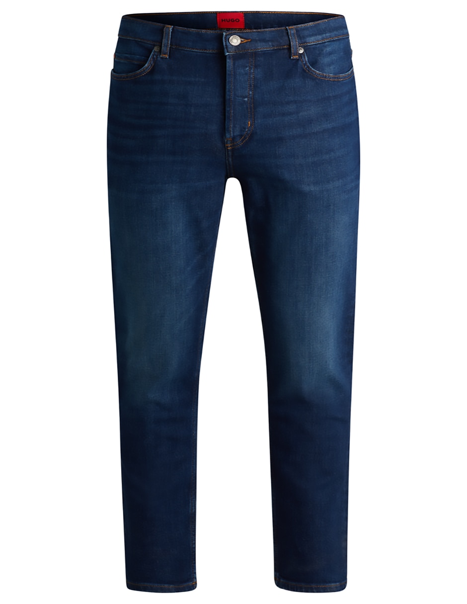 Jeans slim deslavado para hombre 4