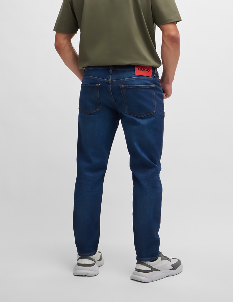 Jeans slim deslavado para hombre 5