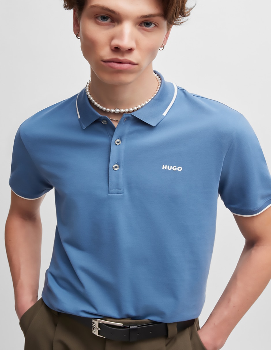 Playera tipo polo W24 para hombre 4