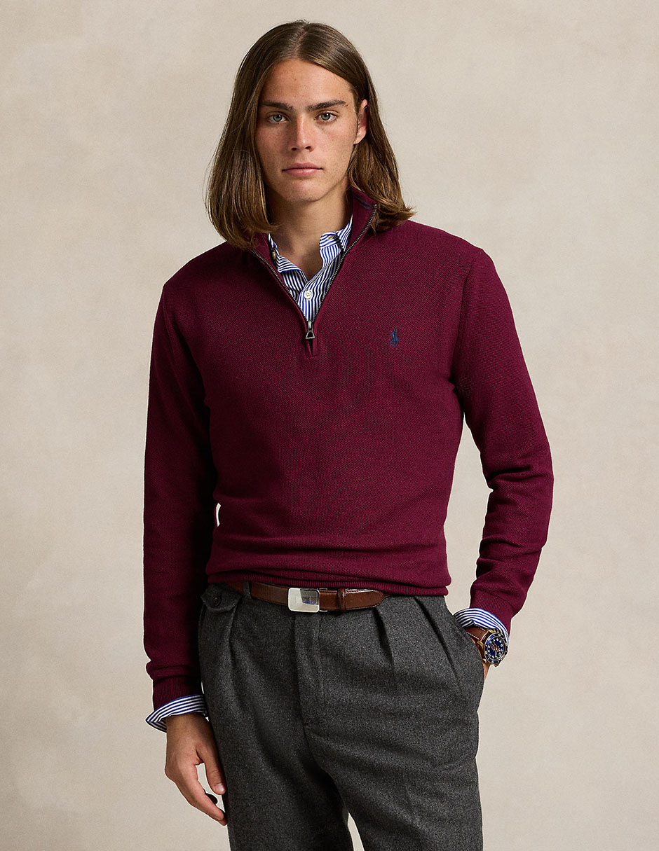 Sueter Polo Ralph Lauren cuello con cierre para hombre Liverpool