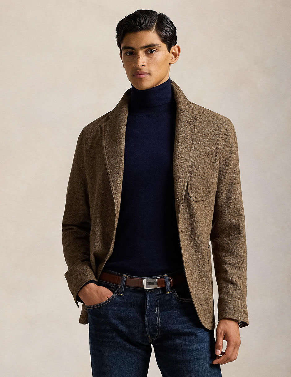 Saco Sport Con Polera Hombre Traje Playera Polo Con Saco Camisa