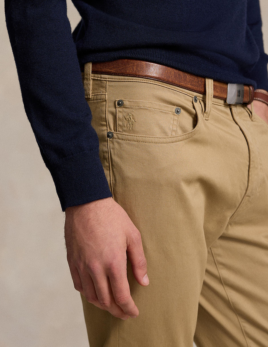 Pantalón slim de algodón para hombre 4