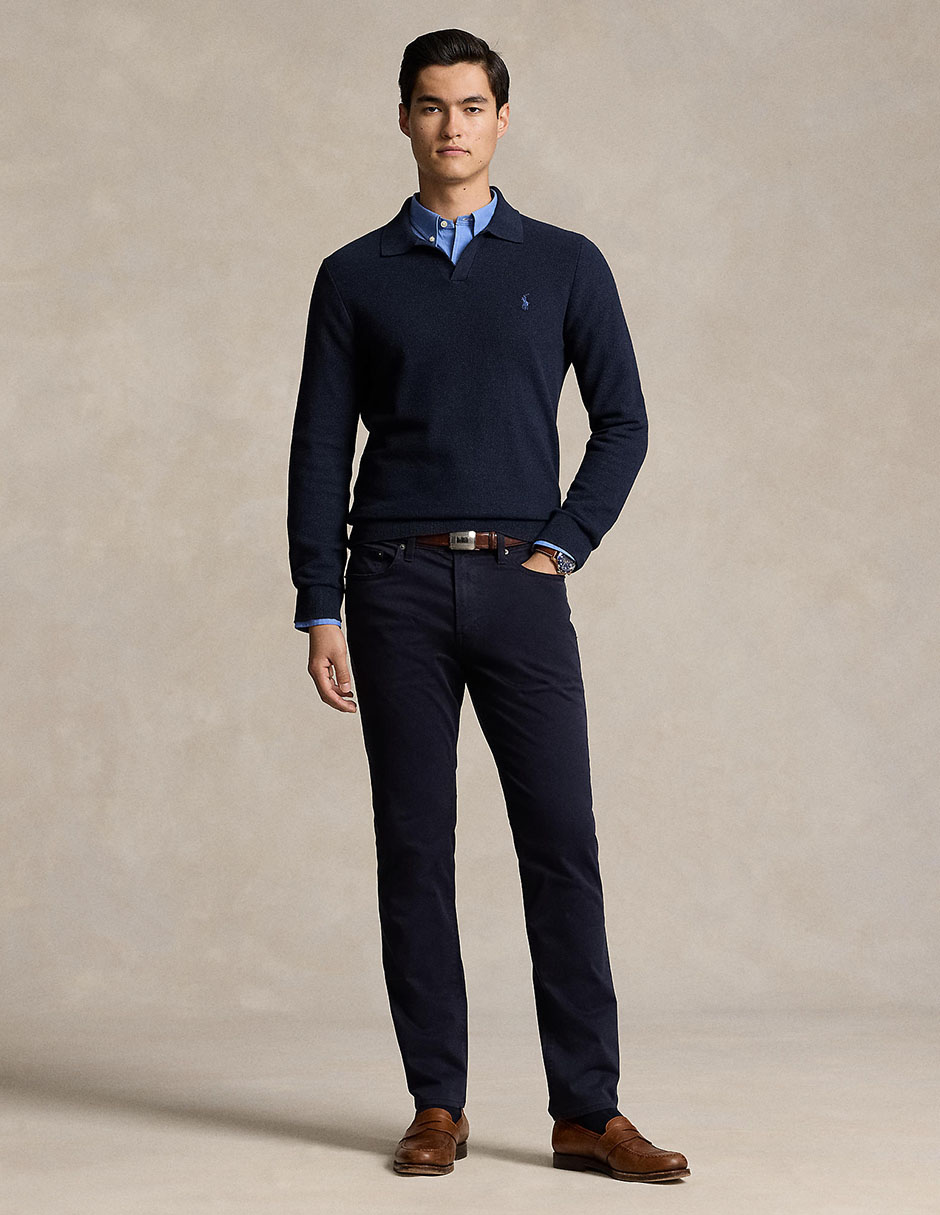 Pantalón slim de algodón para hombre 3