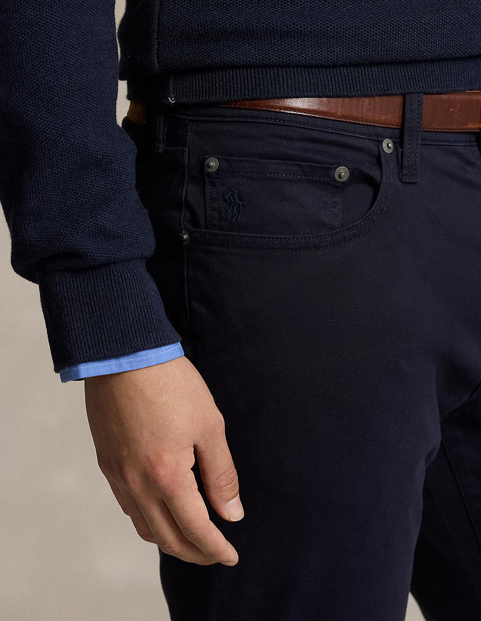 Pantalón slim de algodón para hombre 4