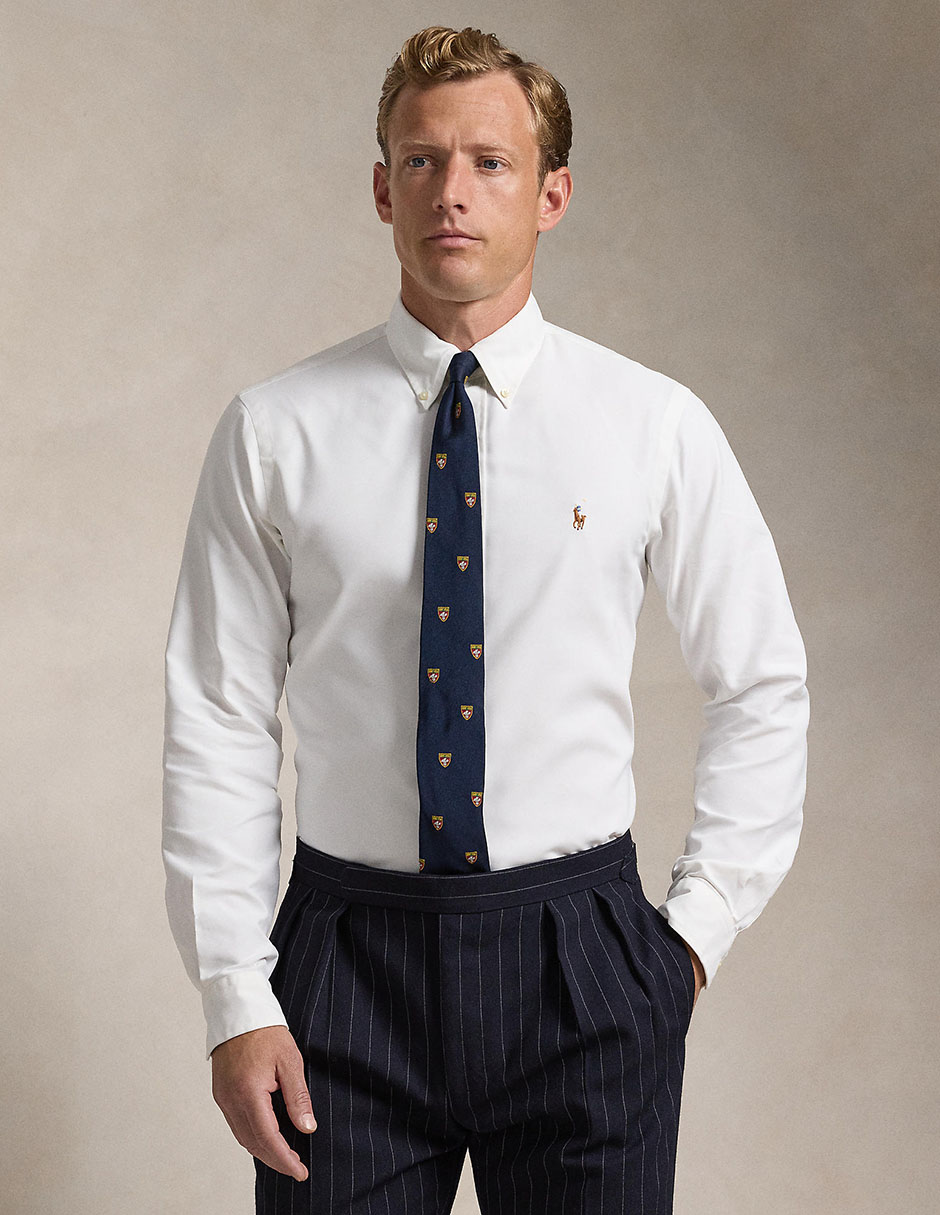Camisa casual Polo Ralph Lauren de algodón manga larga para hombre 1