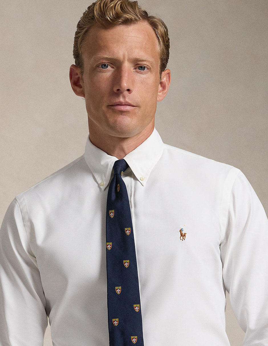 Camisa casual Polo Ralph Lauren de algodón manga larga para hombre