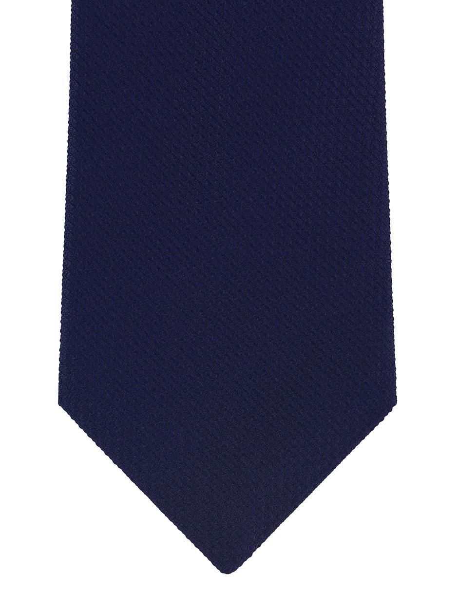Corbata regular de seda estampado microprint para Hombre