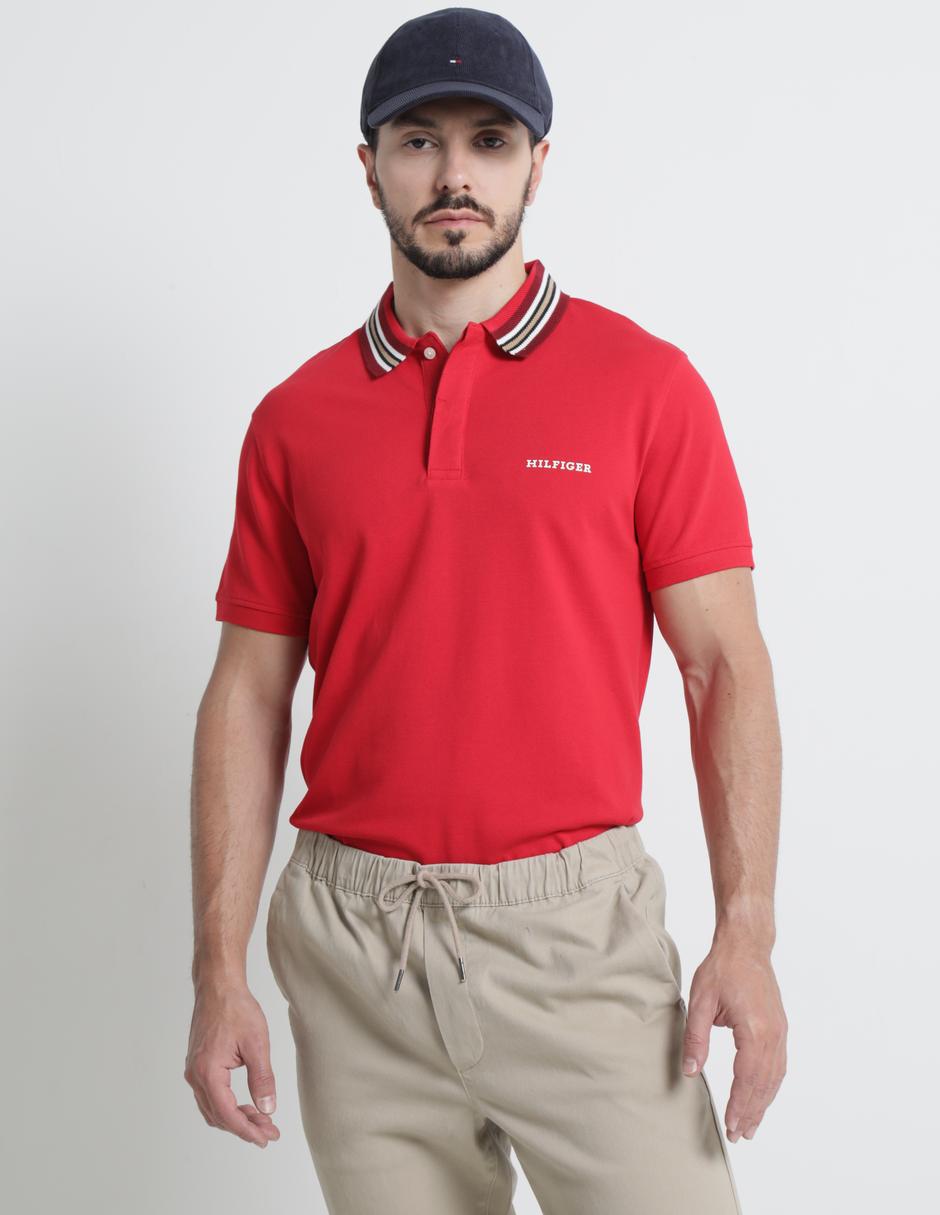 Polo Shirt Playera Roja Tommy Polo Rojo Tommy Hilfiger Hombre