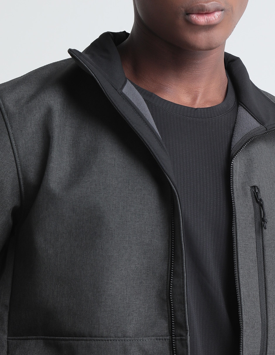 Chamarra casual con bolsillos para hombre 4