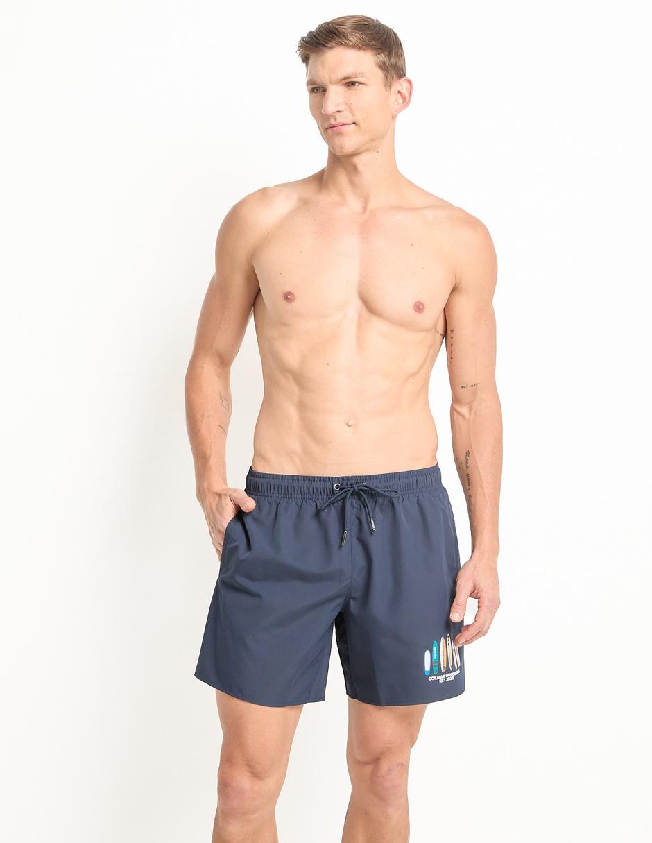 Traje de baño con bolsillos para hombre