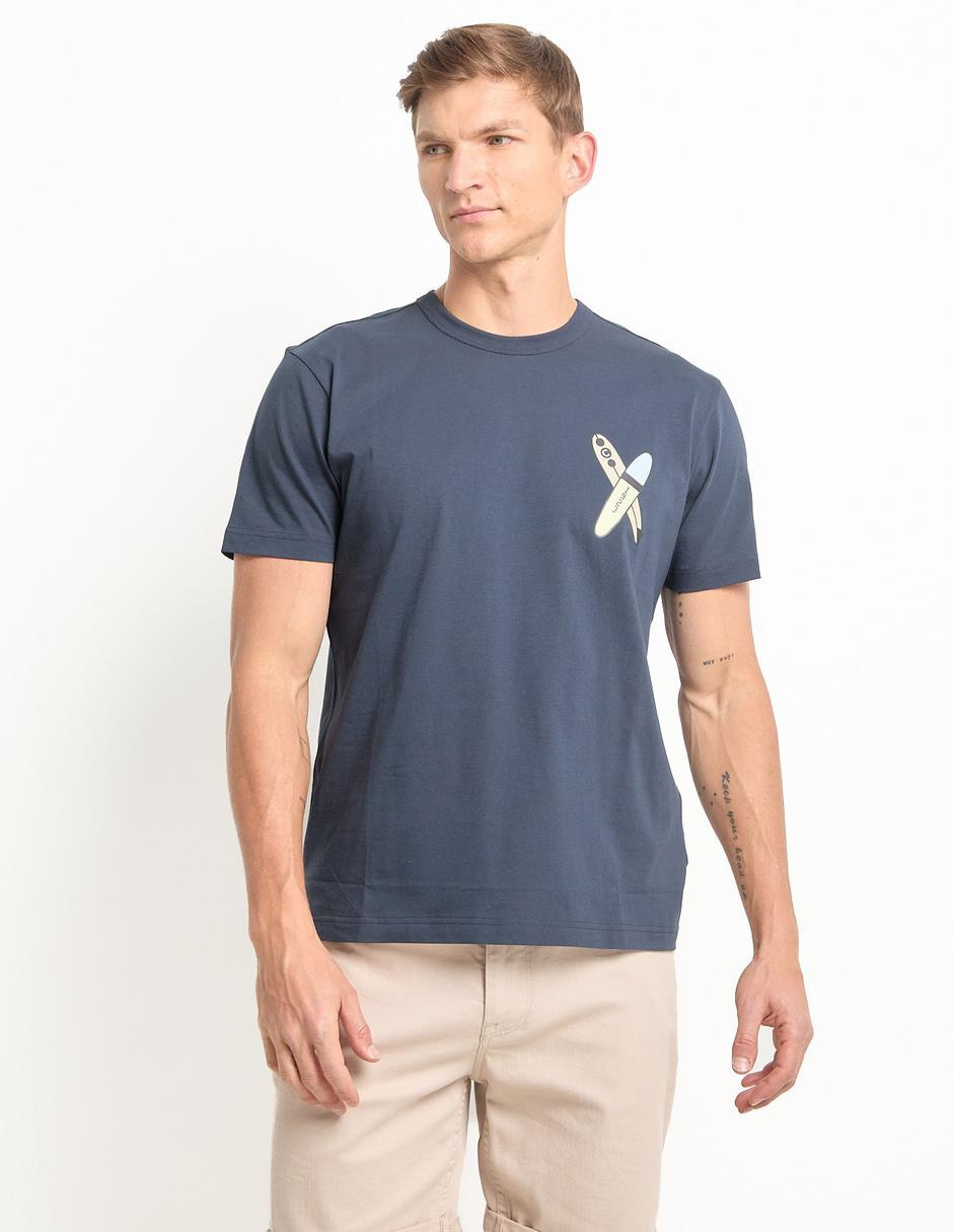 Playera cuello redondo para hombre