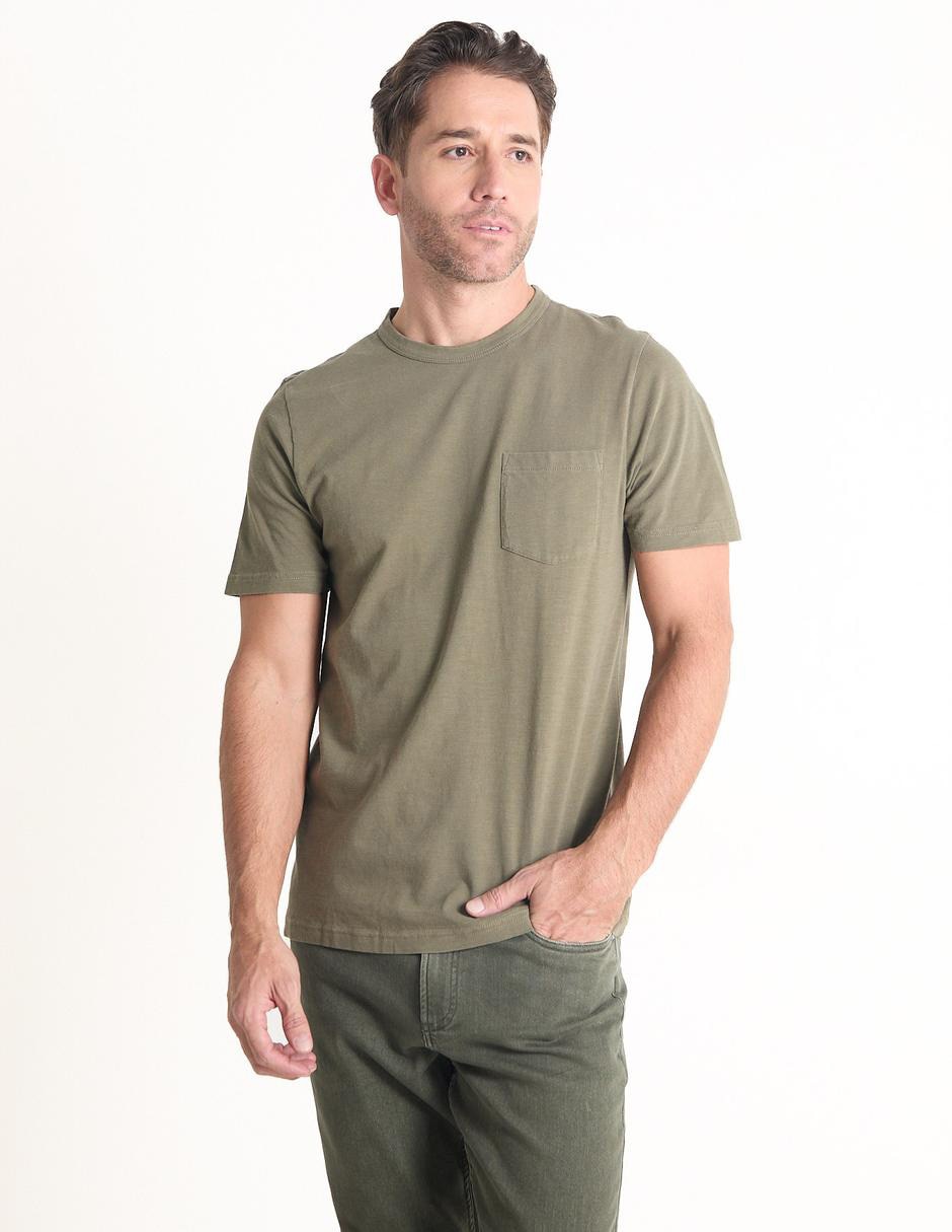 Playera cuello redondo para hombre 1