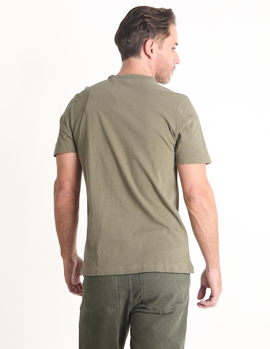 Playera cuello redondo para hombre 2