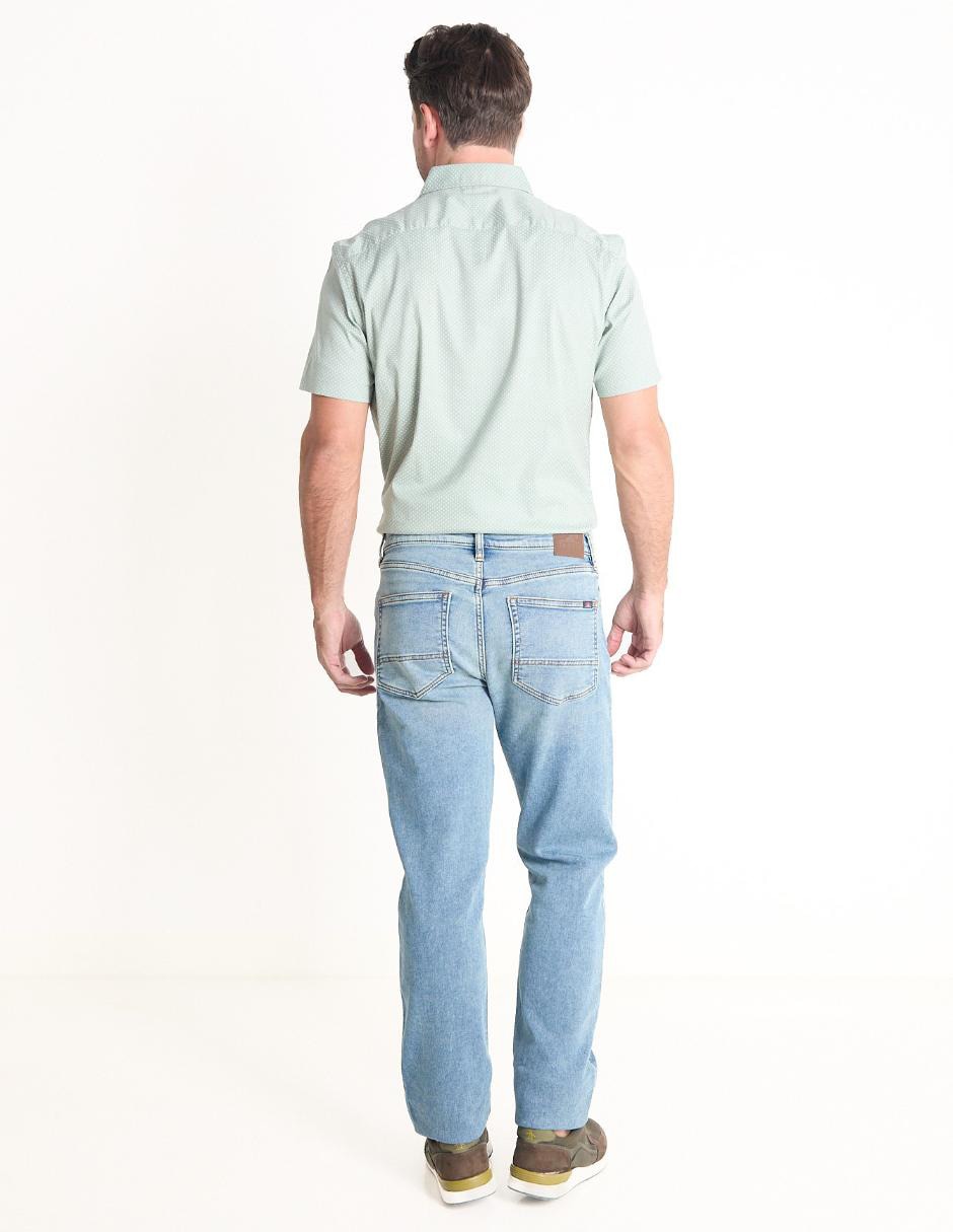 Jeans slim deslavado para hombre 2