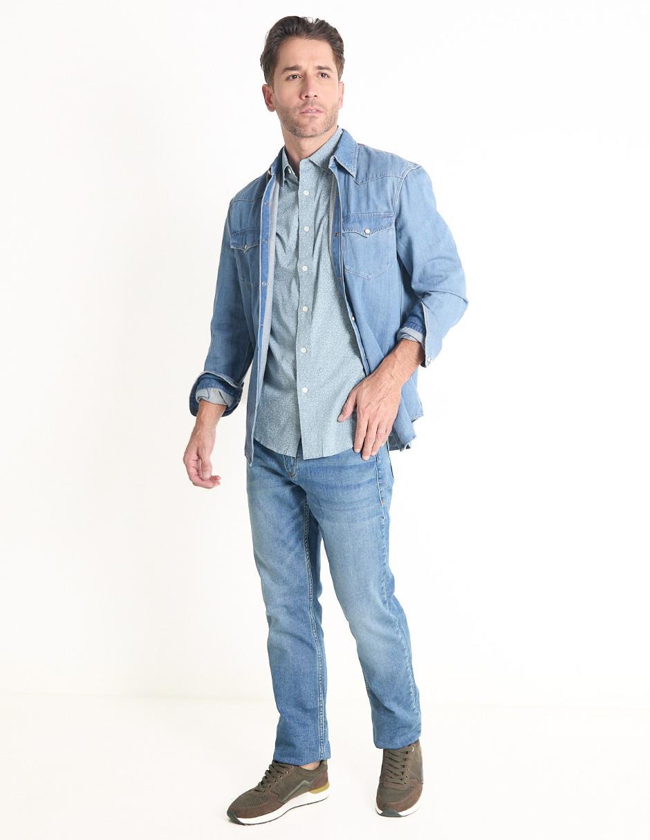 Jeans slim Faherty deslavado para hombre