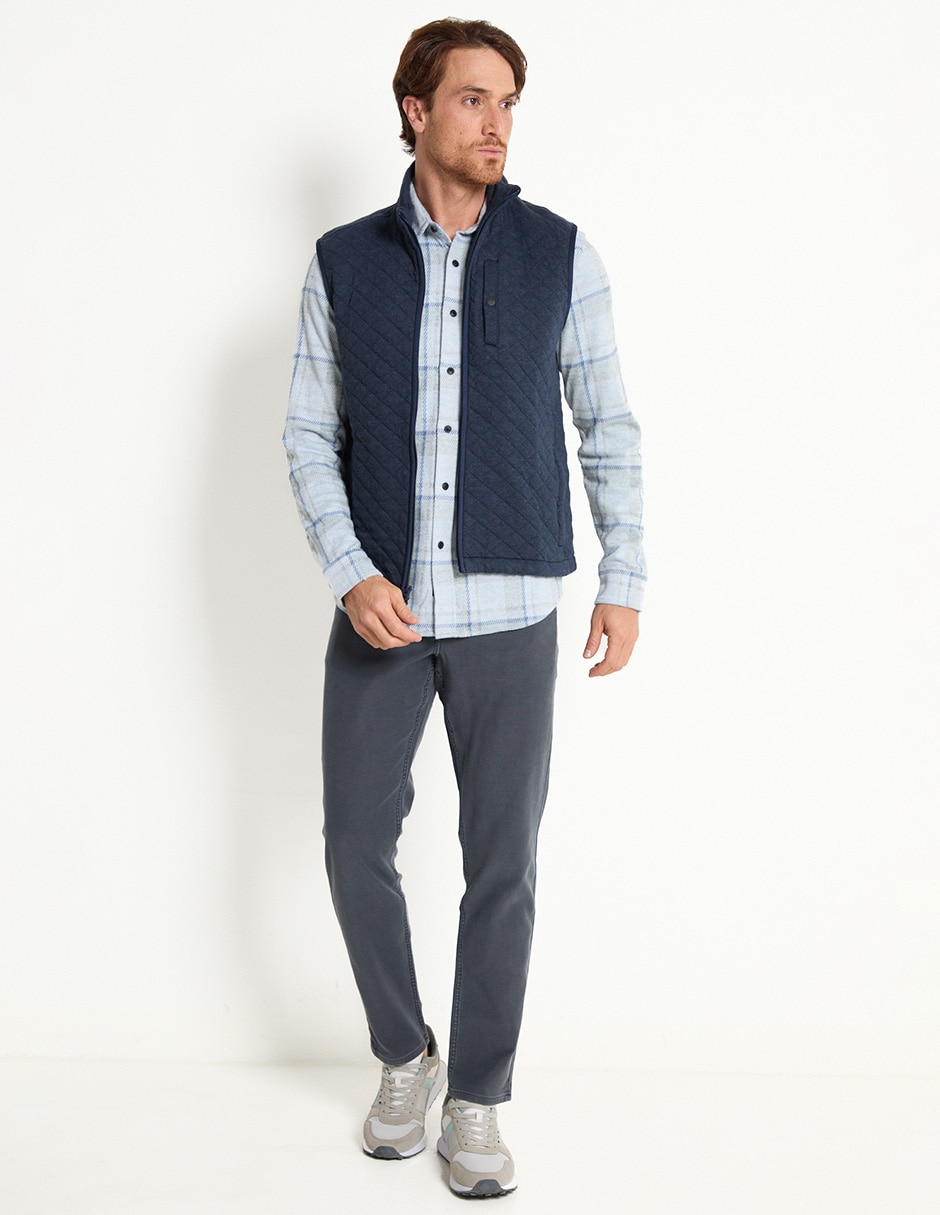 Pantalón recto de algodón para hombre 3
