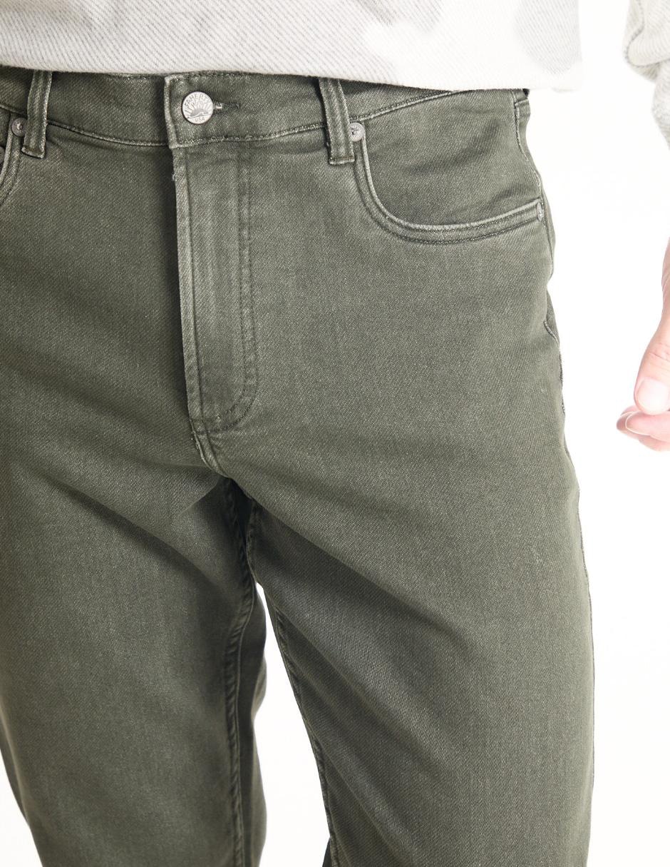 Pantalón slim de algodón para hombre 4