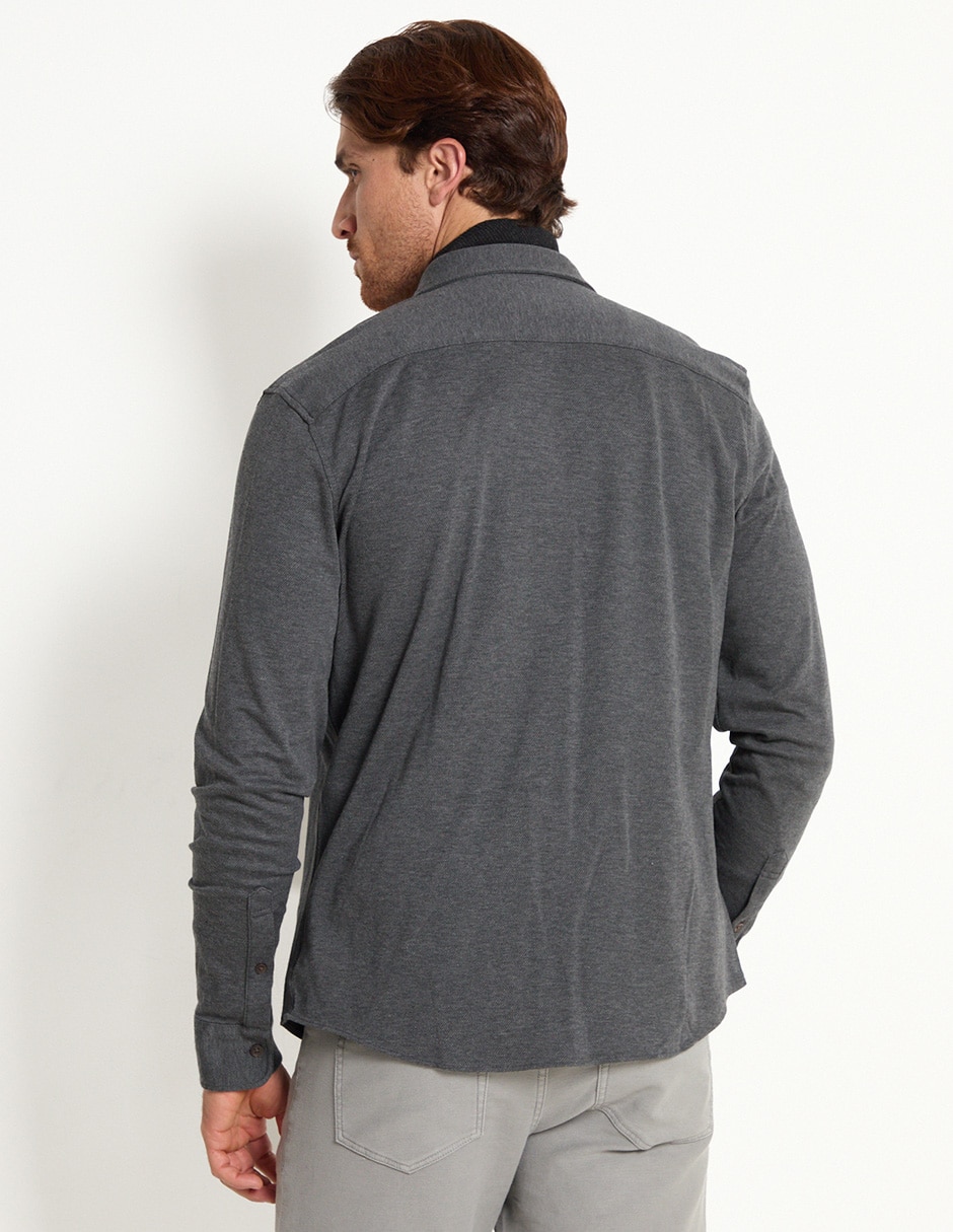 CAMISA FAHERTY MXF2400 BUTTO, M, GRIS