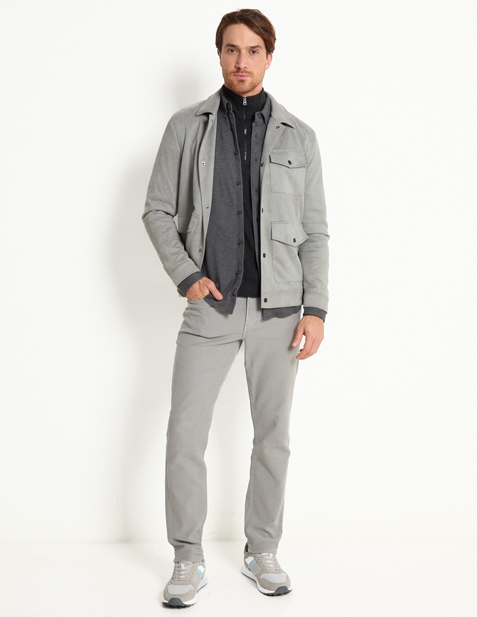 CAMISA FAHERTY MXF2400 BUTTO, M, GRIS