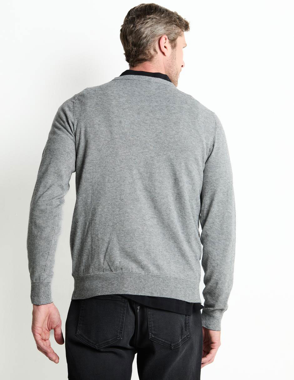 Suéter cuello redondo para hombre 2