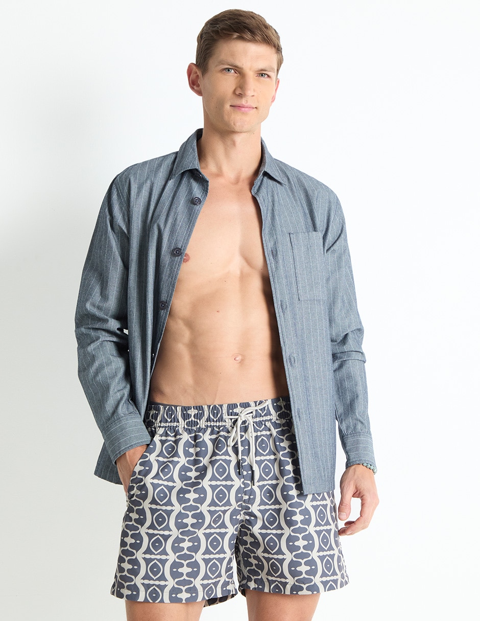 Traje de baño con bolsillos para hombre Traje de baño con bolsillos para hombre