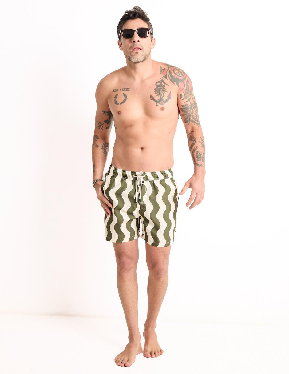 Traje de baño con bolsillos para hombre 3