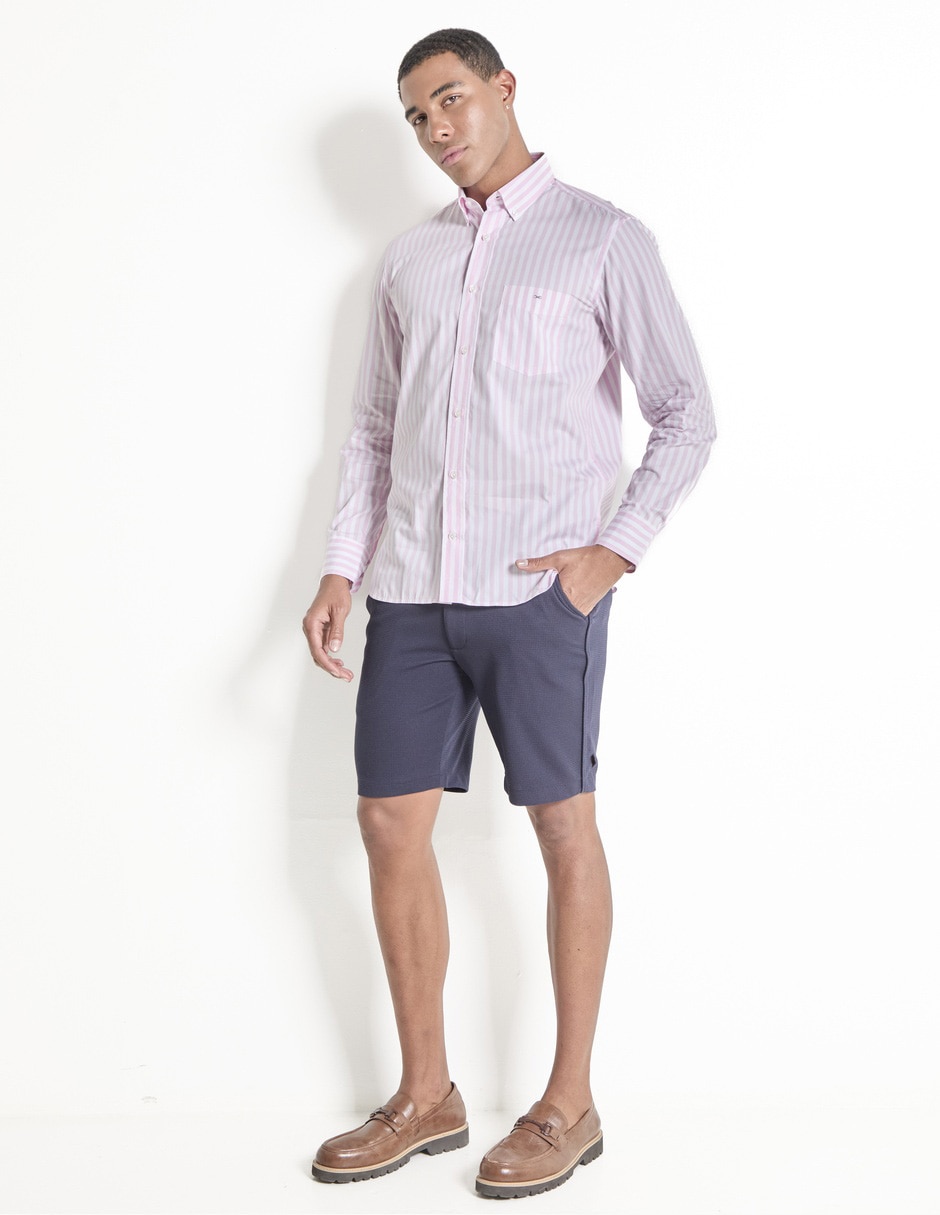 Camisa casual de algodón manga larga para hombre 3