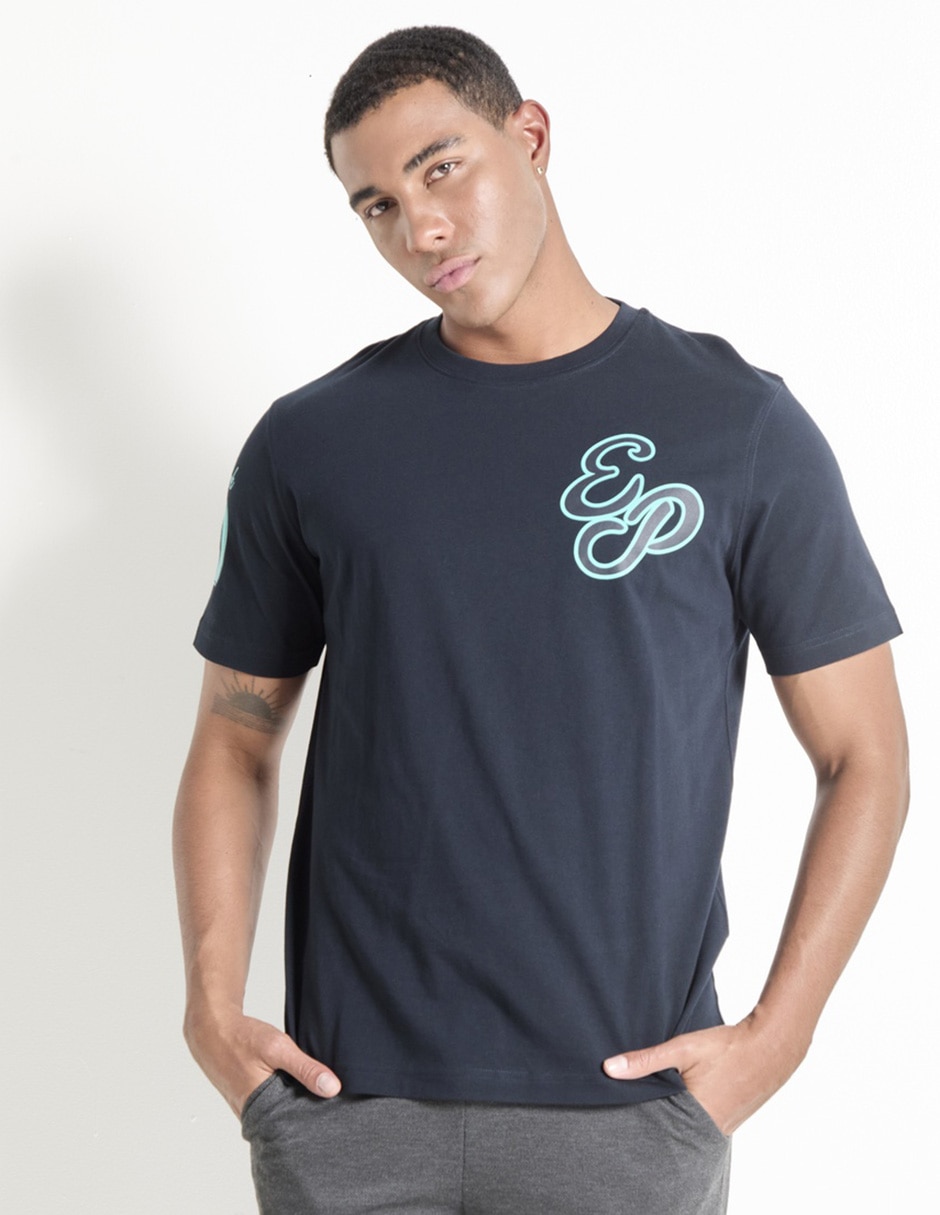 Playera cuello redondo para hombre