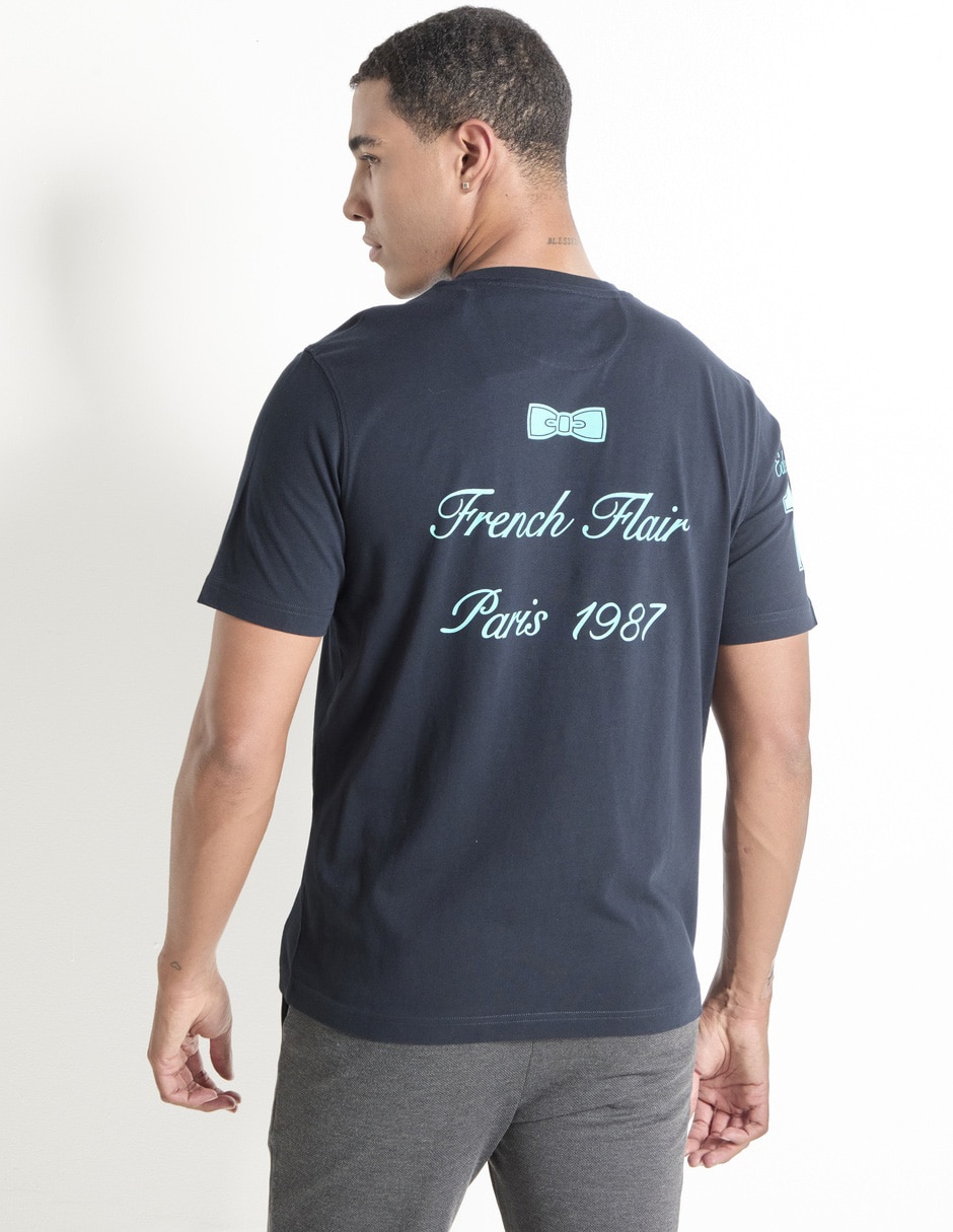 Playera cuello redondo para hombre 2