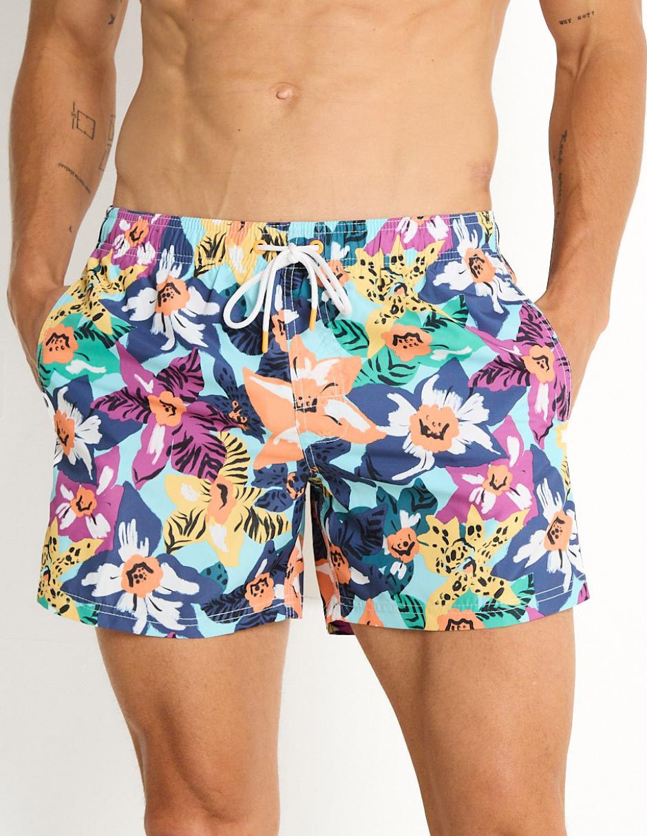 Traje de baño con bolsillos para hombre 4