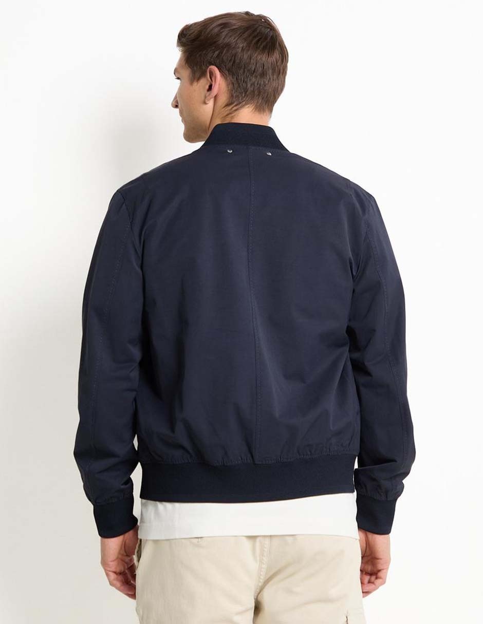 Chamarra bomber con bolsillos para hombre 2