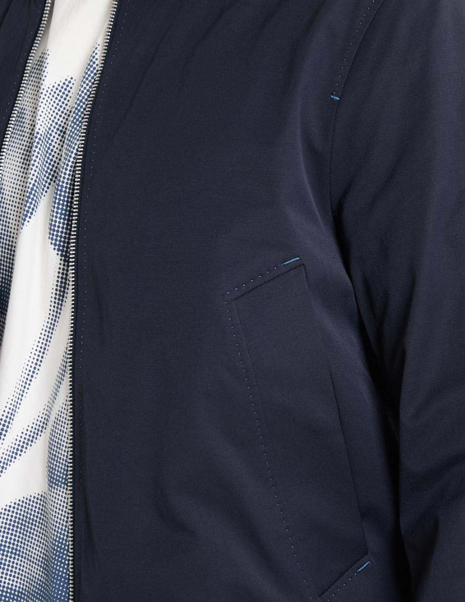 Chamarra bomber con bolsillos para hombre 4
