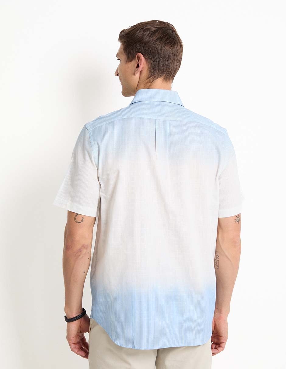 Camisa casual de algodón manga corta para hombre 2