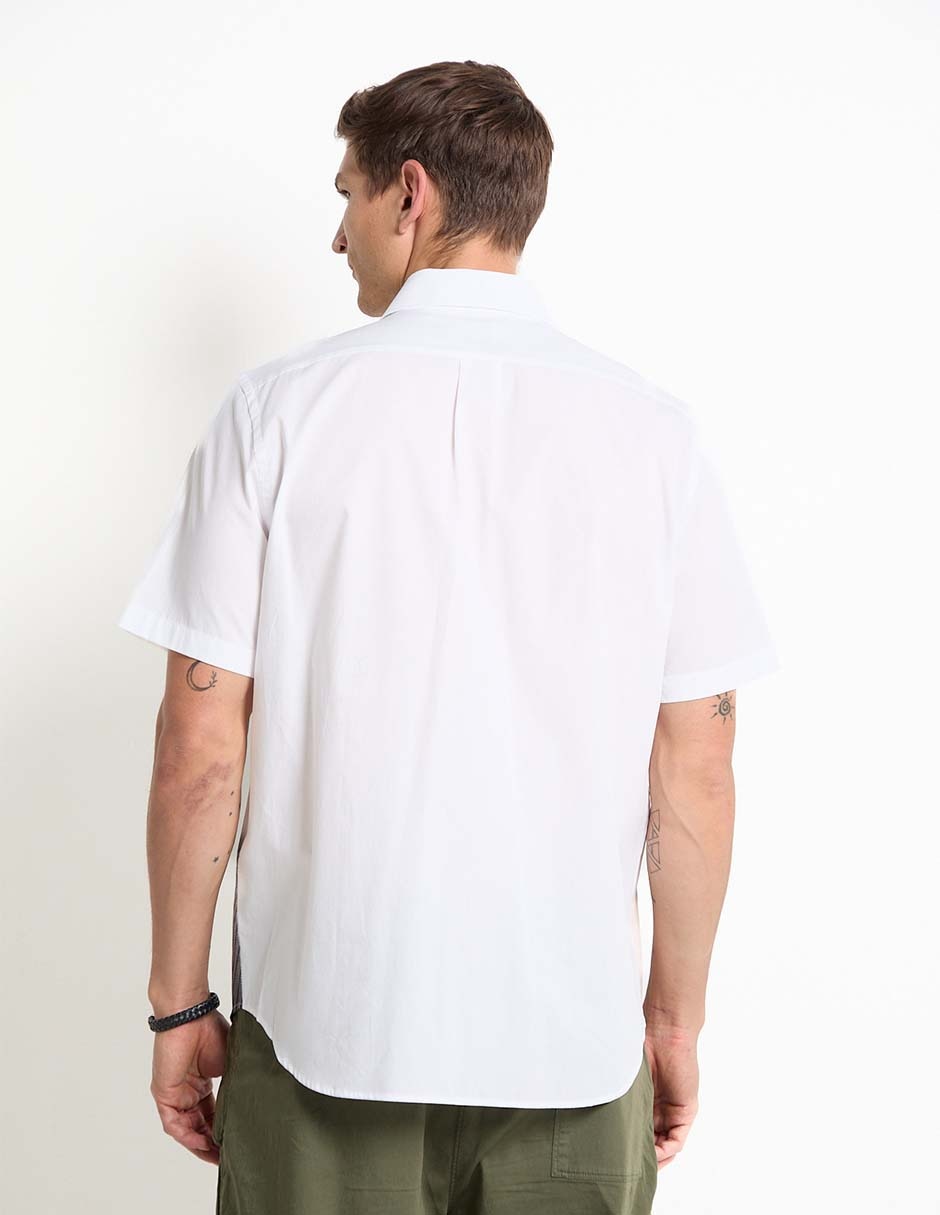 Camisa casual de algodón manga corta para hombre 2