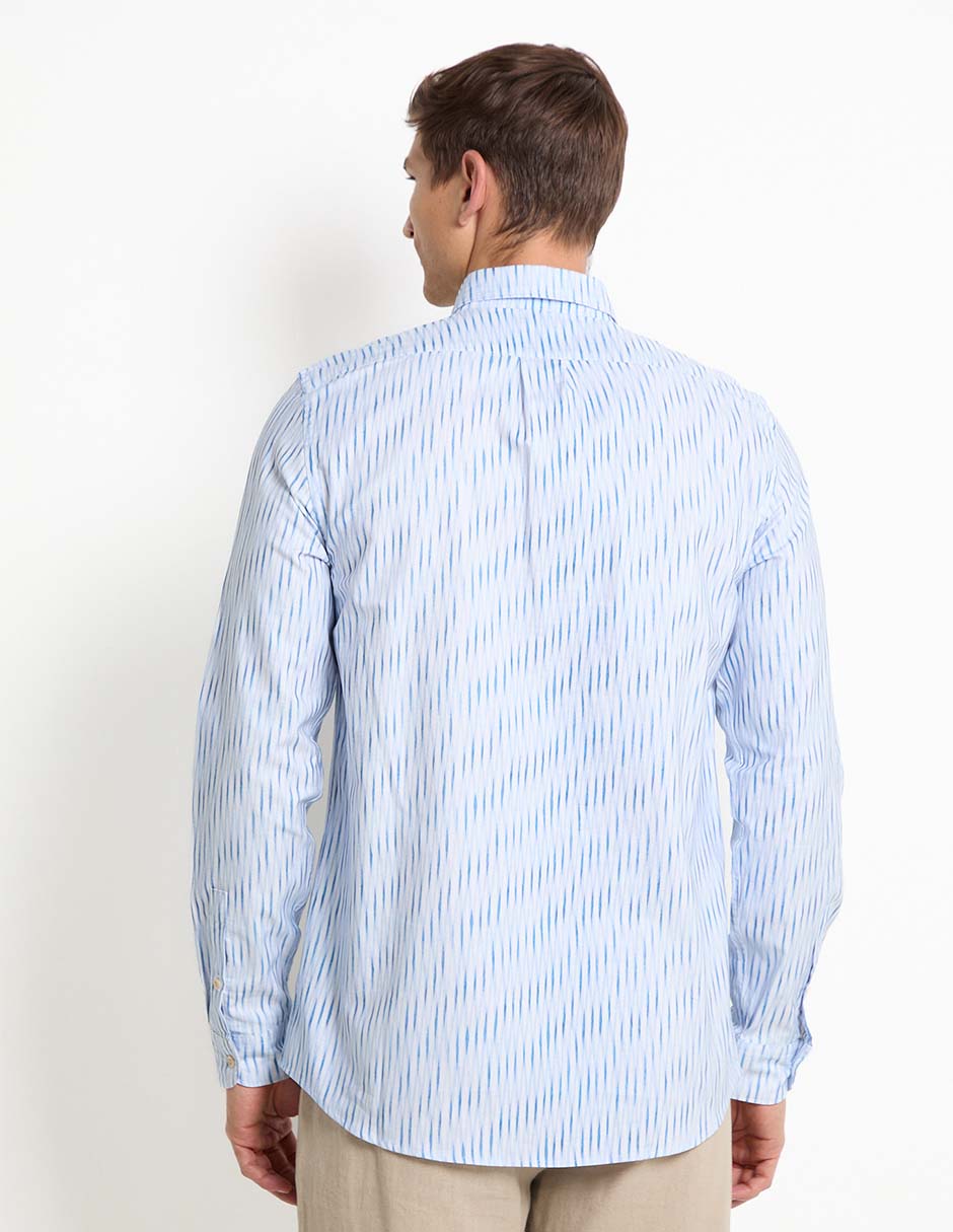 Camisa casual de algodón manga larga para hombre 2