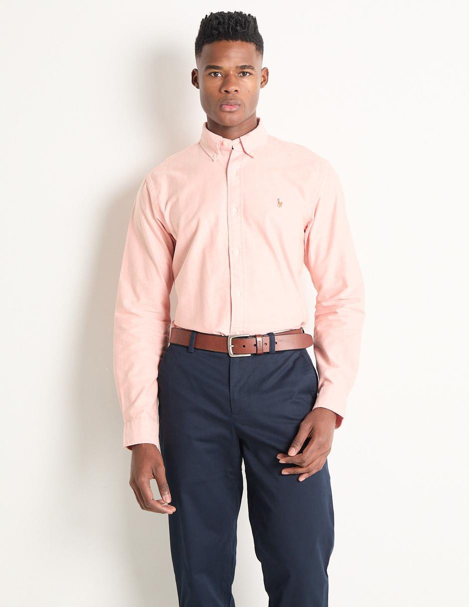 Camisa casual Polo Ralph Lauren de algodón manga larga para hombre 1