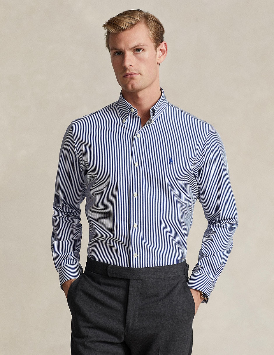 Polo Shirts Polo Manga Larga Ralph Lauren Hombre Camisa Casual