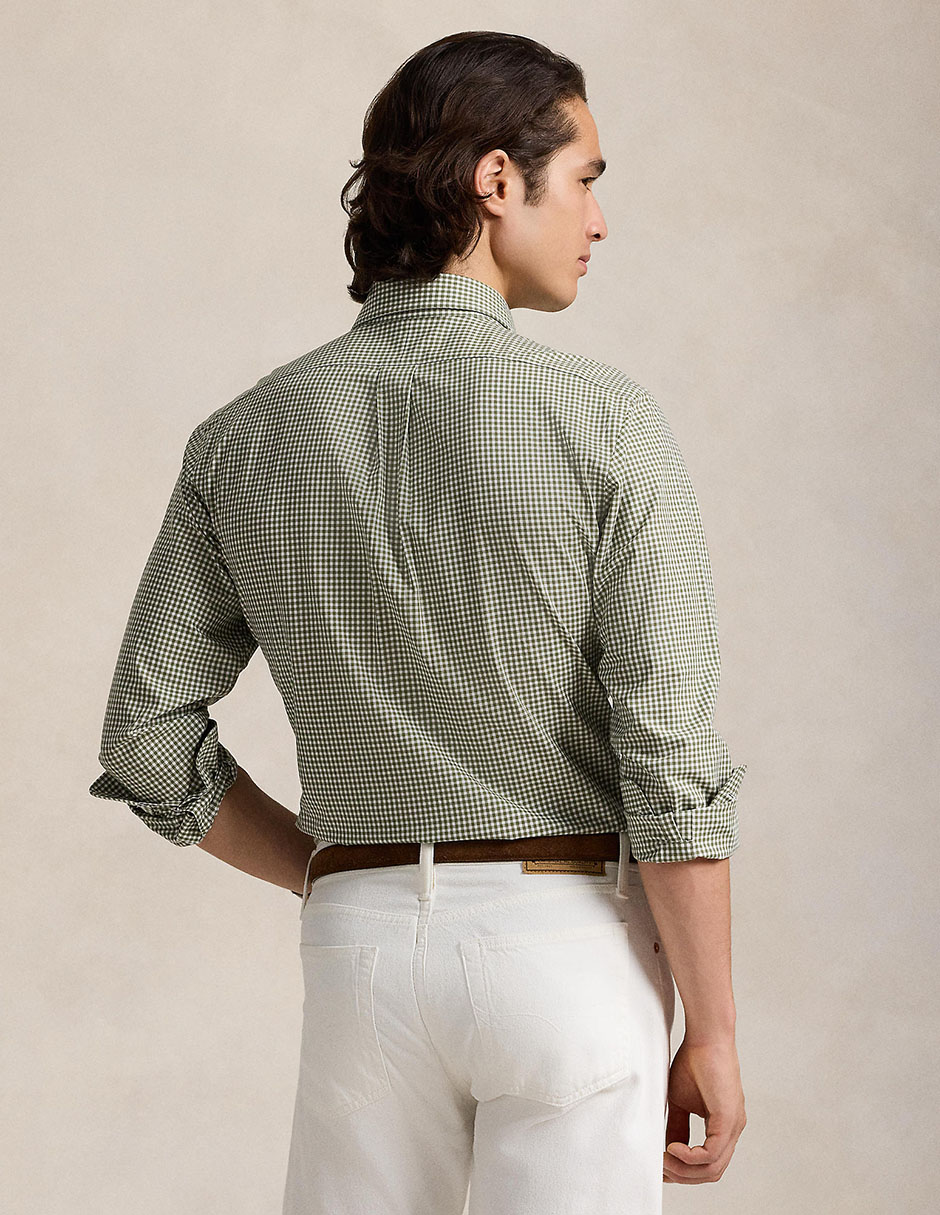 Camisa casual de algodón manga larga para hombre 2