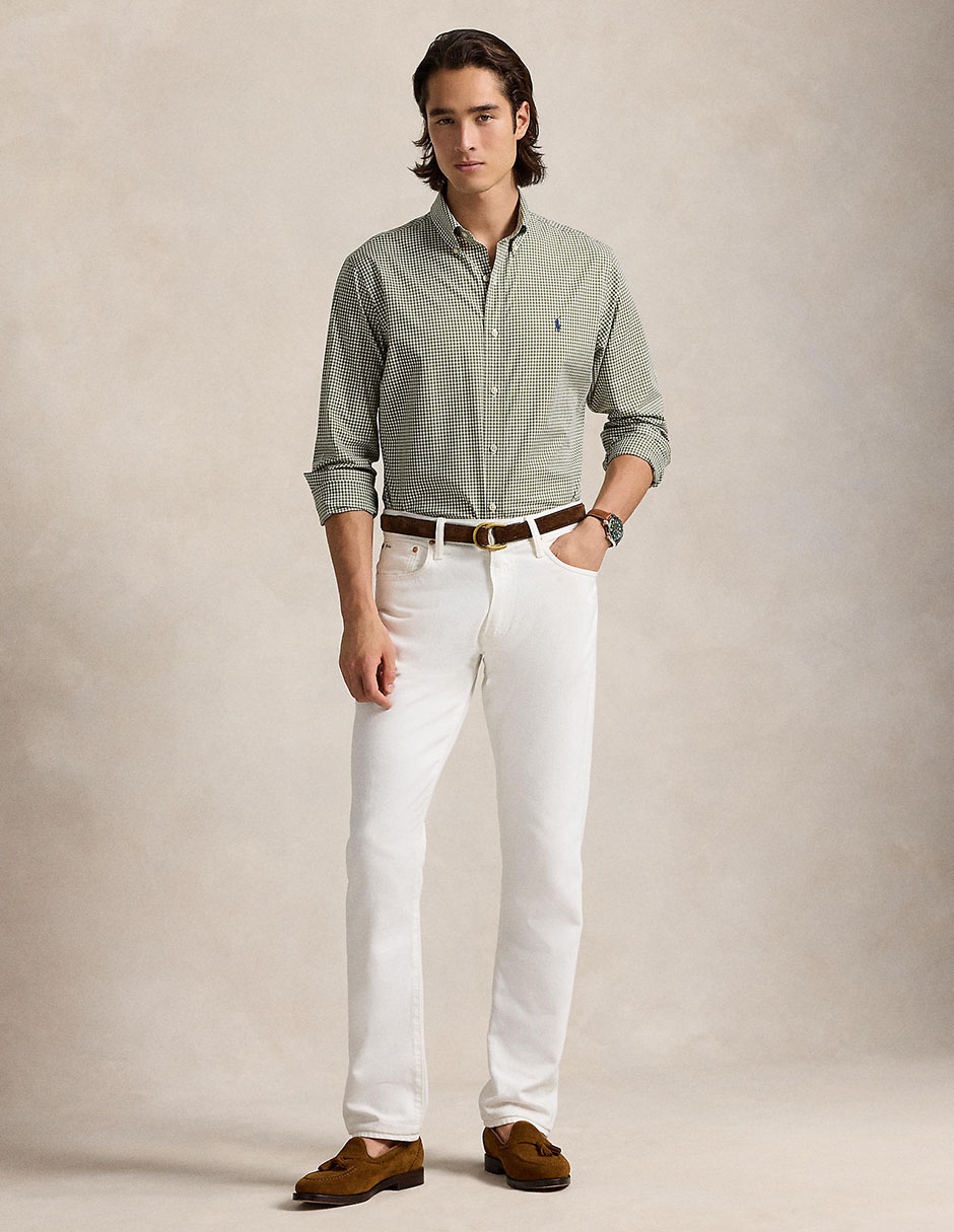 Camisa casual de algodón manga larga para hombre 3
